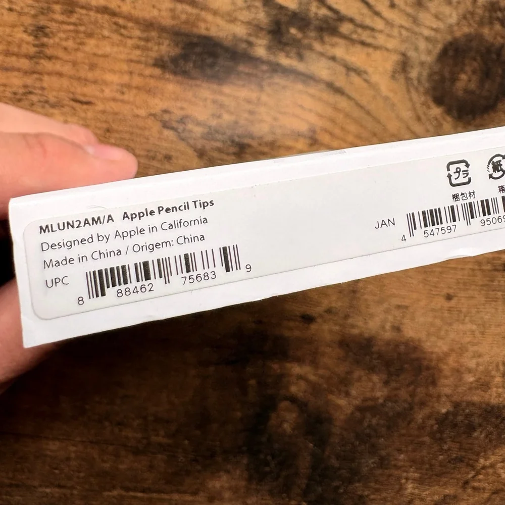 2 packs of Apple‎ Pencil Tips One Size White